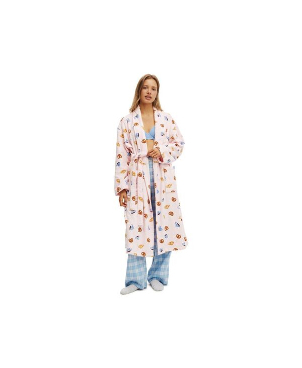 コットンオン レディース アンダーウェア ナイトウェア パイル COTTON ON Women's Luxe Terry Robe Bru..
