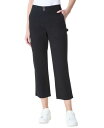 【送料無料】 グロリアバンデービルト レディース デニムパンツ ボトムス Women's High Rise Cropped Cargo Pants Black