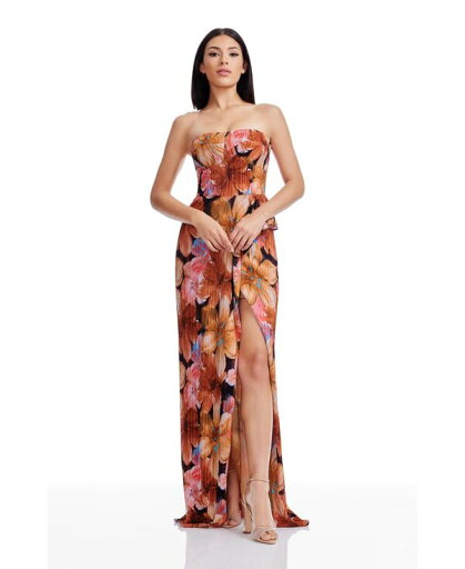 【送料無料】 ドレスザポプレーション レディース ワンピース トップス Women's Kai Strapless Bodycon Dress Amber Multi 【送料無料】 ドレスザポプレーション レディース ワンピース トップス Women's Kai Strapless Bodycon Dress Amber Multi