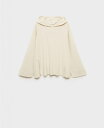 【送料無料】 マンゴ レディース パーカー・スウェット アウター Women's Ribbed Knit Hoodie Sweatshirt Light Pastel Gray
