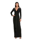 【送料無料】 マックダガル レディース ワンピース トップス Women's Jersey V Neck Faux Knot Gown With Beaded ...