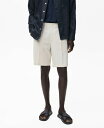 【送料無料】 マンゴ メンズ ハーフパンツ・ショーツ ボトムス Men's Linen 9.5" Bermuda Shorts Off White