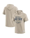 【送料無料】 ファナティクス レディース Tシャツ トップス Darius Rucker Collection by Men's Tan Boston Red Sox Hooded T-Shirt Tan