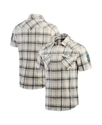 【送料無料】 ファナティクス レディース シャツ トップス Darius Rucker Collection by Men's Navy Seattle Mariners Plaid Full-Snap Shirt Navy 【送料無料】 ファナティクス レディース シャツ トップス Darius Rucker Collection by Men's Navy Seattle Mariners Plaid Full-Snap Shirt Navy