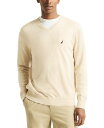 【送料無料】 ナウティカ メンズ ニット・セーター アウター Men's Navtech Performance Classic-Fit Soft V-Neck Sweater Cream Heather