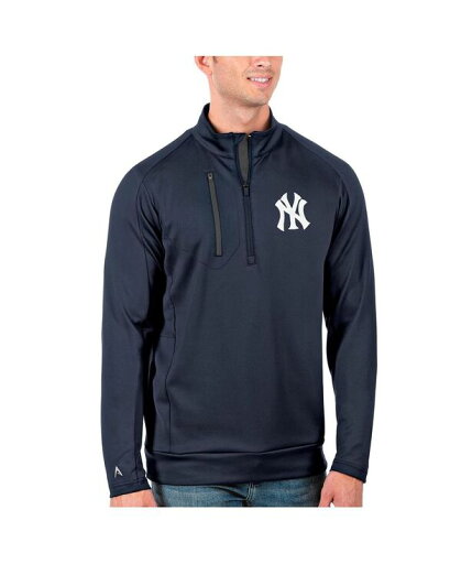 【送料無料】 アンティグア メンズ ジャケット・ブルゾン アウター Men's Navy/Gray New York Yankees Generation Quarter-Zip Pullover Jacket Navy Gray 【送料無料】 アンティグア メンズ ジャケット・ブルゾン アウター Men's Navy/Gray New York Yankees Generation Quarter-Zip Pullover Jacket Navy Gray