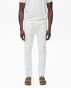 【送料無料】 マンゴ メンズ デニムパンツ ボトムス Men's Slim-Fit Jan Jeans White