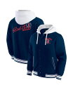【送料無料】 ファナティクス レディース ジャケット・ブルゾン アウター Darius Rucker Collection by Men's Navy Boston Red Sox Full-Snap Hooded Jacket Navy