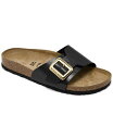 【送料無料】 ビルケンシュトック レディース スニーカー シューズ Women's Catalina Luxe Buckle Birko-Flor Sandals from Finish Line Black