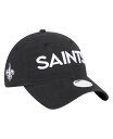 【送料無料】 ニューエラ レディース 帽子 アクセサリー Women's Black New Orleans Saints Cece 9TWENTY Adjustable Hat Black