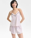 【送料無料】 アイ.エヌ.シー インターナショナル コンセプト レディース ナイトウェア アンダーウェア Women's Stretch Satin Pajam...