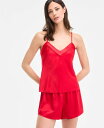 【送料無料】 アイ.エヌ.シー インターナショナル コンセプト レディース ナイトウェア アンダーウェア Women's Stretch Satin Pajam...