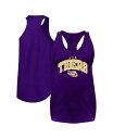 【送料無料】 ファナティクス レディース タンクトップ トップス Women's Purple LSU Tigers Plus Size Arch Tank Top Purple