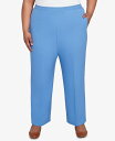 【送料無料】 アルフレッド ダナー レディース カジュアルパンツ ボトムス Plus Size As Usual Textured Pull On Elastic Medium Length Pants Perriwinkle(4)