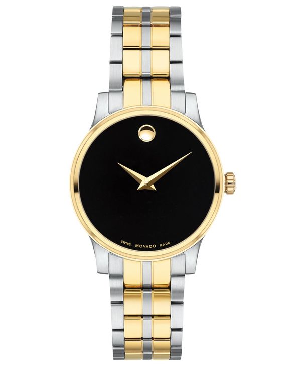 モバド モバド レディース 腕時計 アクセサリー Women's Swiss Gold PVD & Stainless Steel Bracelet Watch 28mm Two Tone