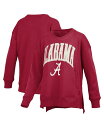 【送料無料】 プレスボックス レディース パーカー・スウェット アウター Women's Crimson Alabama Crimson Tide Pocketed Arch Pullover Sweatshirt Crimson