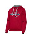 【送料無料】 アンティグア レディース パーカー・スウェット アウター Women's Red Washington Capitals Victory Pull...