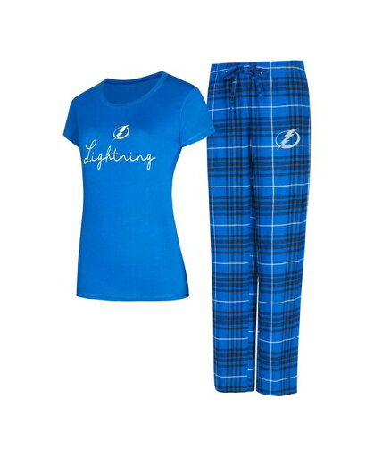 【送料無料】 コンセプツ スポーツ レディース Tシャツ トップス Women's Tampa Bay Lightning Vector T-Shirt Pants Sleep Set Blue Black 【送料無料】 コンセプツ スポーツ レディース Tシャツ トップス Women's Tampa Bay Lightning Vector T-Shirt Pants Sleep Set Blue Black