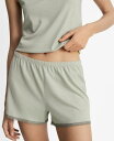 【送料無料】 マンゴ レディース ナイトウェア アンダーウェア Women's Lace Contrast Cotton Pajama Shorts Aqua ...