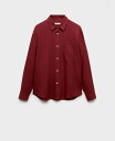 【送料無料】 マンゴ メンズ シャツ トップス Men's Linen Pocket Shirt Cherry