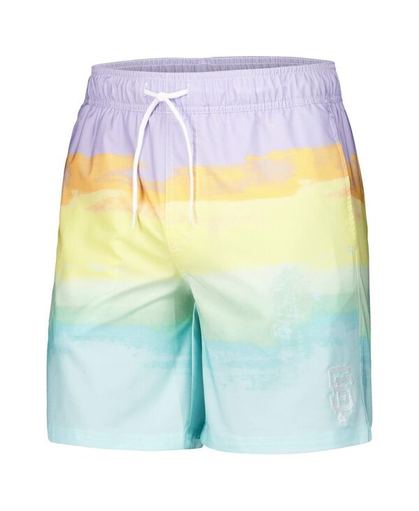 【送料無料】 カール バンクス メンズ ハーフパンツ・ショーツ 水着 Men's San Francisco Giants Perfect Game Volley Board Shorts Multi