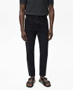 【送料無料】 マンゴ メンズ デニムパンツ ボトムス Men's Ben Tapered Fit Jeans Black denim