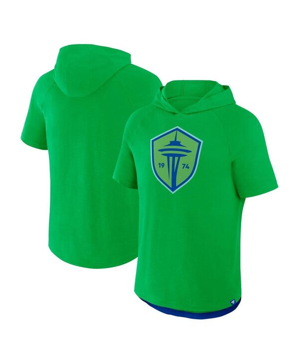 ReVida ŷԾŹ㤨֥եʥƥ  ȥåץ T ѡ Fanatics Men's Rave Green Seattle Sounders FC Hat Trick Stadium Slub Raglan Short Sleeve Pullover Hoodie T-Shirt Green ꡼פβǤʤ11,980ߤˤʤޤ