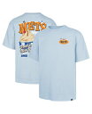 【送料無料】 47ブランド メンズ Tシャツ トップス Men's Light Blue New York Mets Ice Cream Parlor Foundation T-Shirt Light Blue