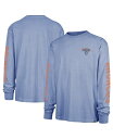 【送料無料】 47ブランド メンズ Tシャツ トップス Men's Blue Denver Broncos Cairn Ravine Foundation Throwback Long Sleeve T-Shirt Blue