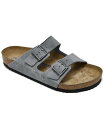 【送料無料】 ビルケンシュトック メンズ サンダル シューズ Men's Arizona Suede Leather Soft Footbed Casual S...