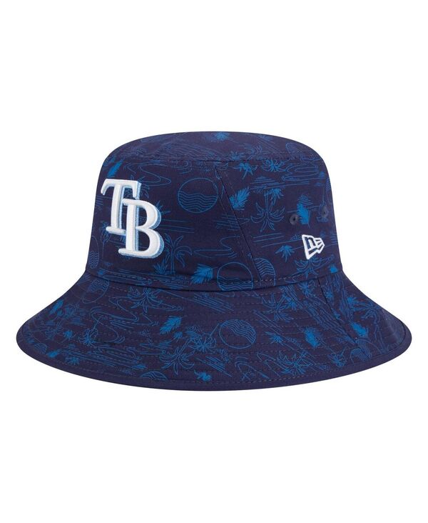 ニューエラ メンズ アクセサリー 帽子 プリント New Era Men's Navy Tampa Bay Rays 2025 Spring Training ...