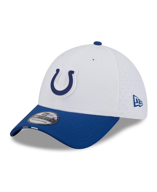 ReVida ŷԾŹ㤨֥˥塼  ꡼ ˹ New Era Men's White/Royal Indianapolis Colts 2025 NFL Training Camp 39THIRTY Flex Hat White Royal ۥ磻ȡפβǤʤ15,980ߤˤʤޤ