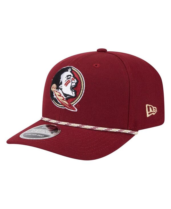 楽天ReVida 楽天市場店ニューエラ メンズ アクセサリー 帽子 New Era Men's Garnet Florida State Seminoles Game Day Multi-Rope 9SEVENTY Stretch-Snap Hat Garnet マルチカラー