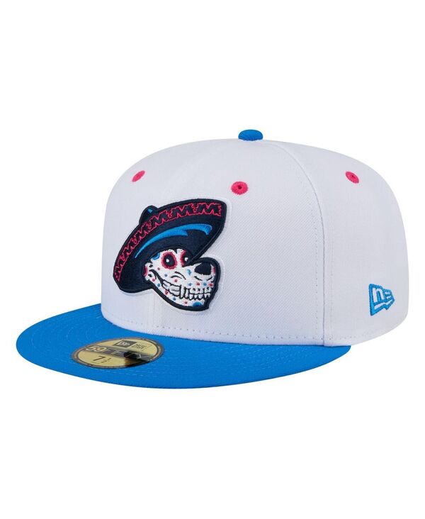 ニューエラ メンズ アクセサリー 帽子 New Era Men's White/Blue Midland Rockhounds Copa de la Diver...