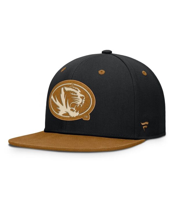 【送料無料】 ファナティクス メンズ 帽子 アクセサリー Men's Black/Brown Missouri Tigers Noboa Fitted Hat Black Brown