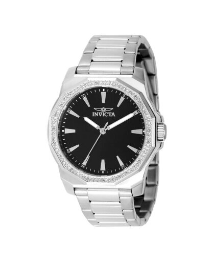 【送料無料】 インビクタ メンズ 腕時計 アクセサリー Men's 49103 Speedway Quartz 3 Hand Black Dial Watch Silver 【送料無料】 インビクタ メンズ 腕時計 アクセサリー Men's 49103 Speedway Quartz 3 Hand Black Dial Watch Silver