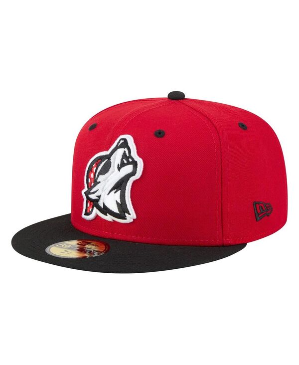 ニューエラ メンズ アクセサリー 帽子 New Era Men's Red/Black Erie SeaWolves Authentic Collection ...