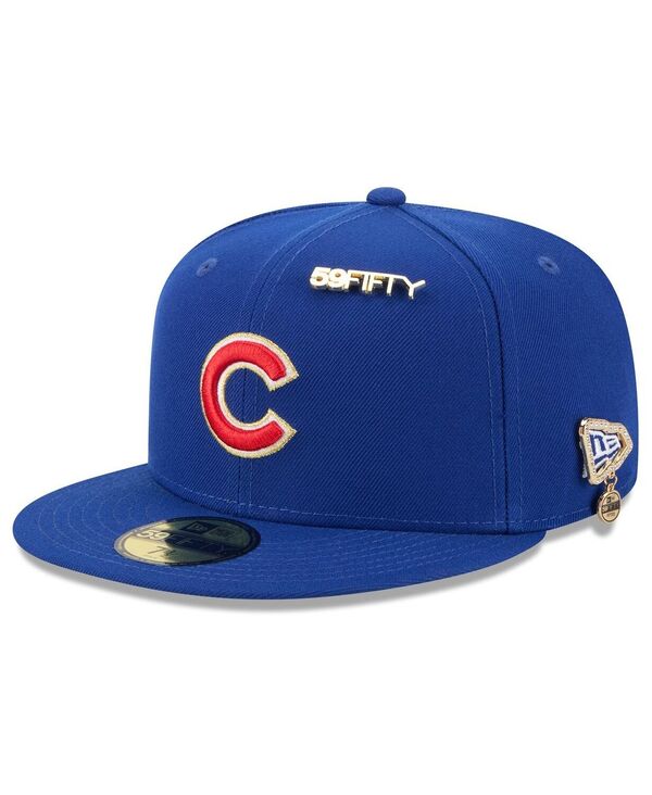 ニューエラ メンズ アクセサリー 帽子 New Era Men's Royal Chicago Cubs 2025 59FIFTY Day 59FIFTY Fi...