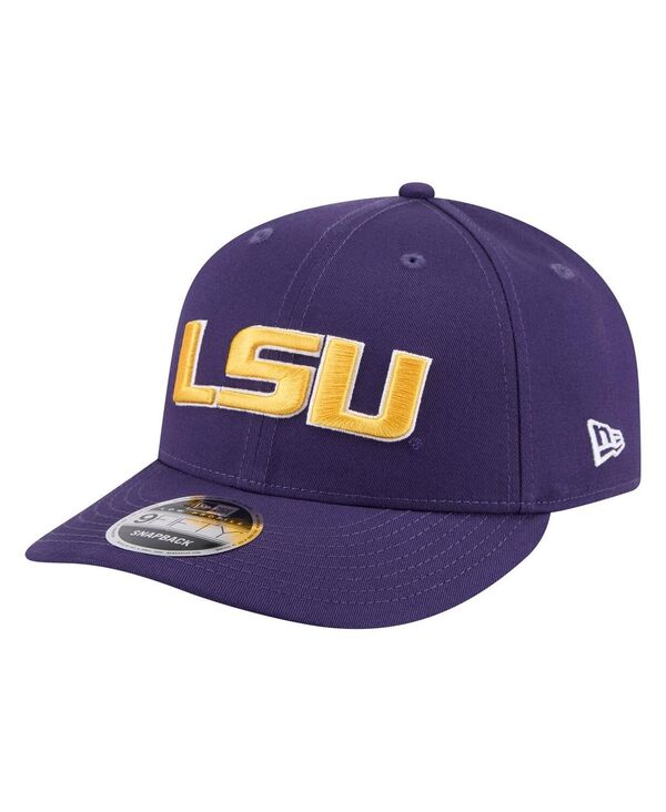 ニューエラ メンズ アクセサリー 帽子 New Era Men's Purple LSU Tigers Low Profile 9FIFTY Snapback ...
