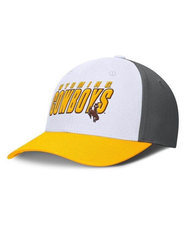 ȥåץ֥  ꡼ ˹ Top of the World Men'sWhite/Gold Wyoming Cowboys Swipe ...