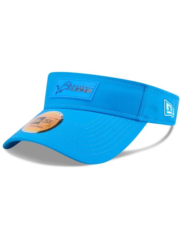 ˥塼  ꡼ ˹ New Era Men's Blue Detroit Lions 2025 Sideline Visor Hat Blue ֥롼