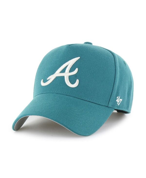 47 ブランド メンズ アクセサリー 帽子 '47 Brand Men's Teal Atlanta Braves Ballpark Offside Adjustable Hat Teal ティール