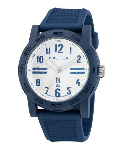 【送料無料】 ナウティカ メンズ 腕時計 アクセサリー Men's Analog Blue Polyurethane Watch 44mm Blue 【送料無料】 ナウティカ メンズ 腕時計 アクセサリー Men's Analog Blue Polyurethane Watch 44mm Blue