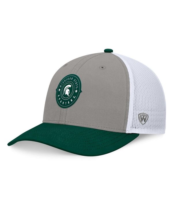ȥåץ֥  ꡼ ˹ Top of the World Men's Gray/Green Michigan State Sparta...