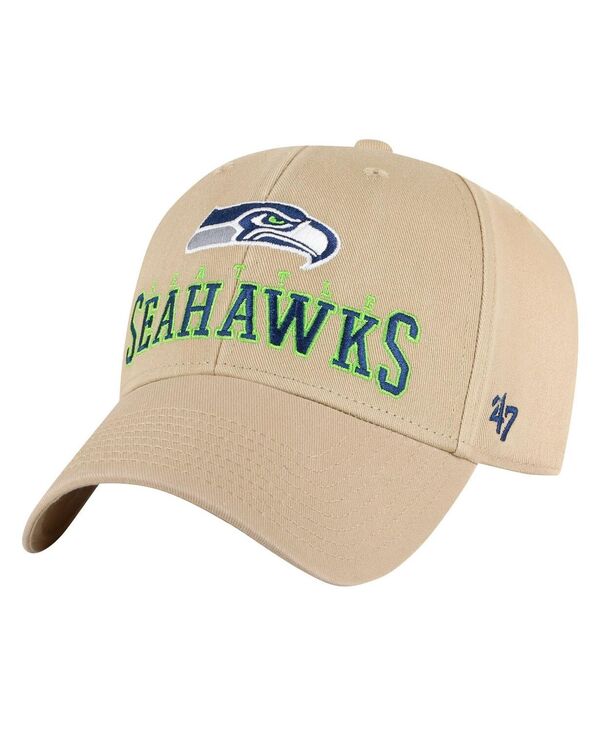 47 ֥  ꡼ ˹ '47 Brand Men's Khaki Seattle Seahawks Powell MVP Adjustab...