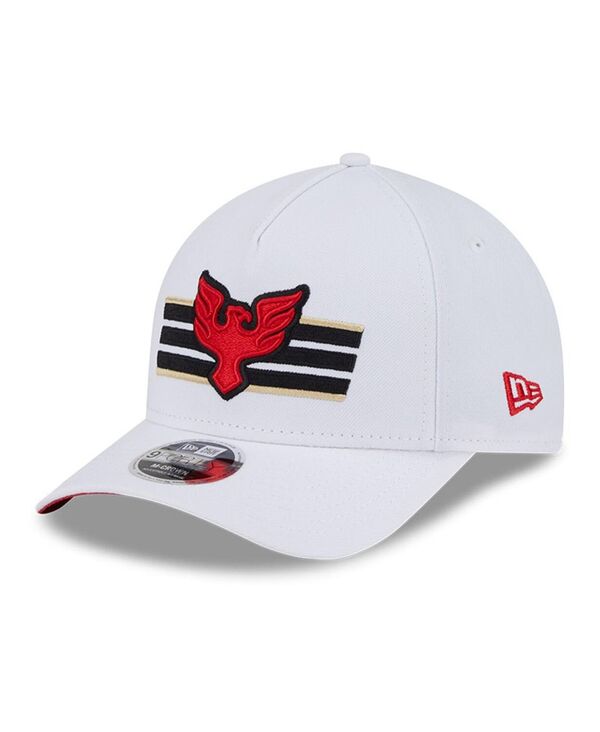 ニューエラ メンズ アクセサリー 帽子 ジャージー New Era Men's White D.C. United 2025 Jersey Hook 9FORTY M-Crown Adjustable Hat White ホワイト