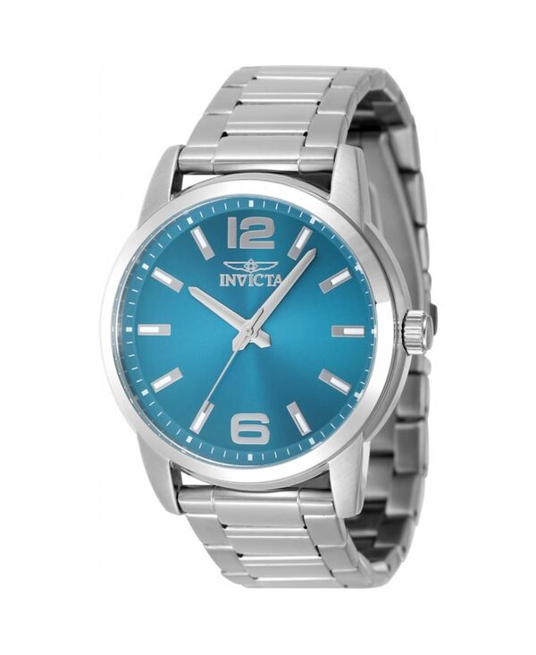 【送料無料】 インビクタ メンズ 腕時計 アクセサリー Men's 48495 Celestial Quartz 3 Hand Light Blue Dial Watch Silver