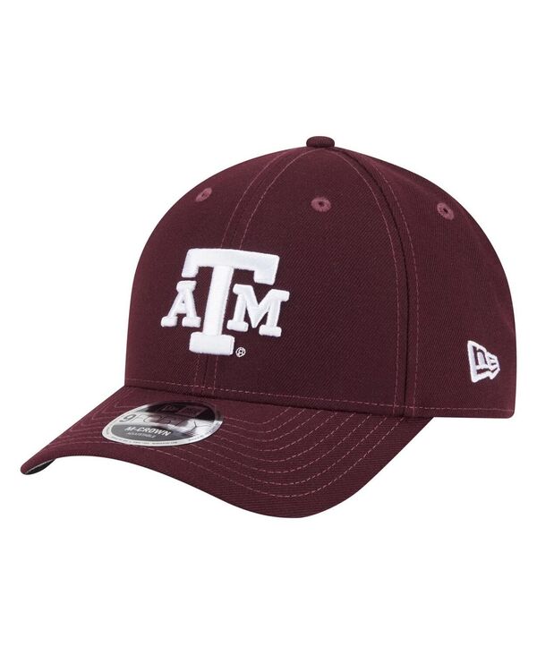 ニューエラ メンズ アクセサリー 帽子 New Era Men's Maroon Texas A M Aggies Team Collective 9FORTY M-Crown Adjustable Hat Maroon マルーン