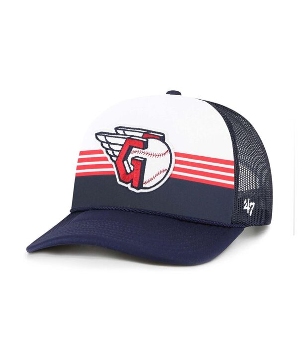 47 ブランド メンズ アクセサリー 帽子 メッシュ '47 Brand Men's Navy Cleveland Guardians Lift Off Foa...