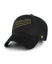 【送料無料】 47ブランド メンズ 帽子 アクセサリー Men's Black Purdue Boilermakers Vault Clean Up Adjustable Hat Black